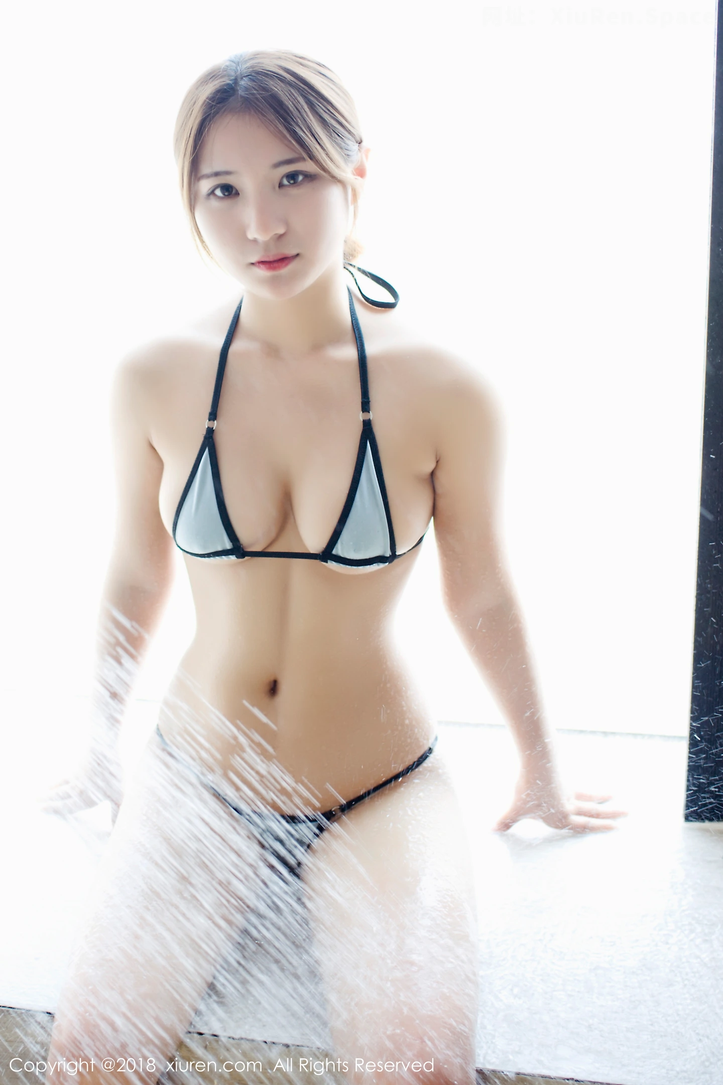 图片[5]-[XiuRen秀人网]VOL.1225 嫩模久久Aimee私房蓝色比基尼+蕾丝女仆装完美诱惑写真53P-秀人网官方网站